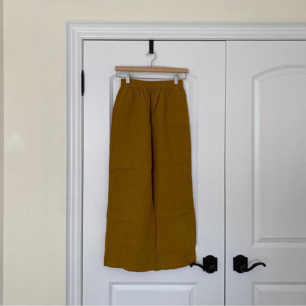 Sotela Co 100% linen mustard pants